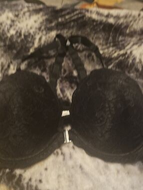 Black Lace Push-Up Bra - Women Intimates